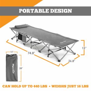 alpcour folding camping cot