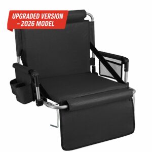 2026 Upgraded Model - Alpcour Bleacher Seat with Backrest