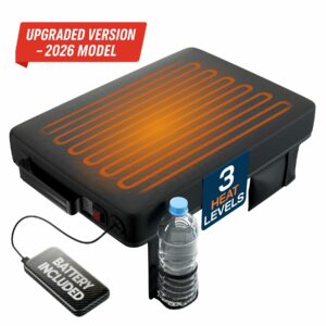 2026 Upgraded Model - Alpcour Heated Stadium Cushion with Pockets