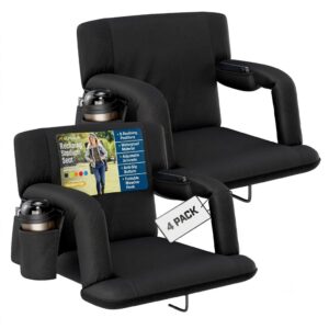 Reclining Stadium Seat - 4 Pack